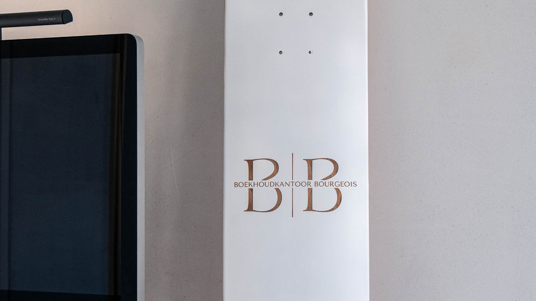 A Custom Engraved Skateboard for Boekhoudkantoor Bourgeois